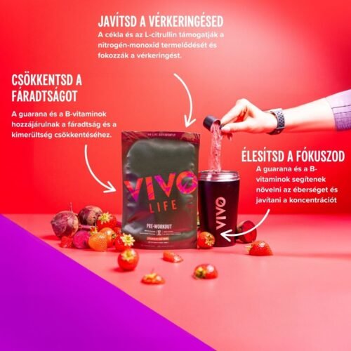 Pre-workout (edzés előtti formula) eper íz - Image 2